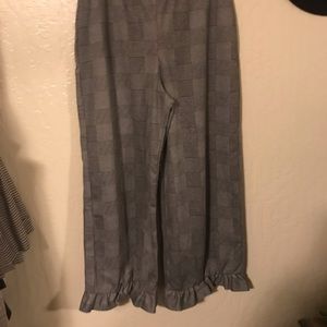 Plaid trousers